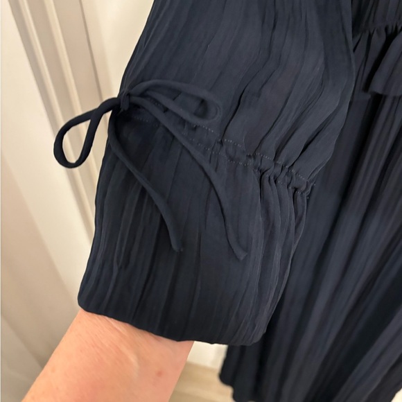 Mossimo Dutti‎ Navy V Neck Maxi Gown New No Tags Sz S - Picture 6 of 10